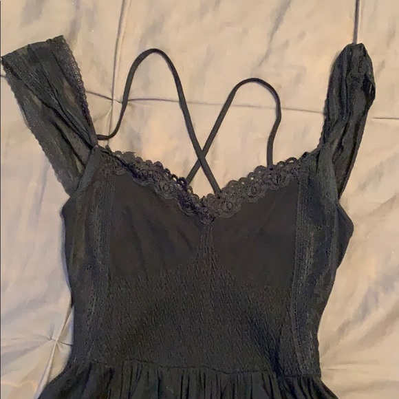 Free People size small back super soft dress - Picture 2 of 7